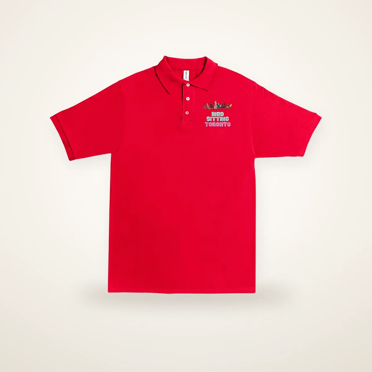 Bird Sitting Toronto Polo Shirt Men (4)