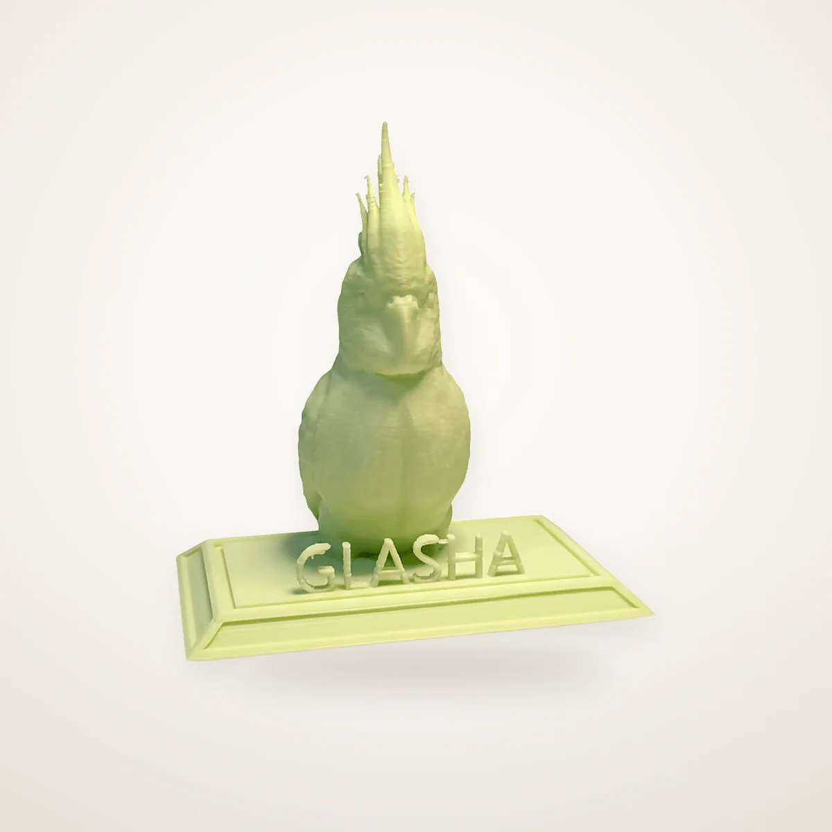 3D Bird Figure (2)