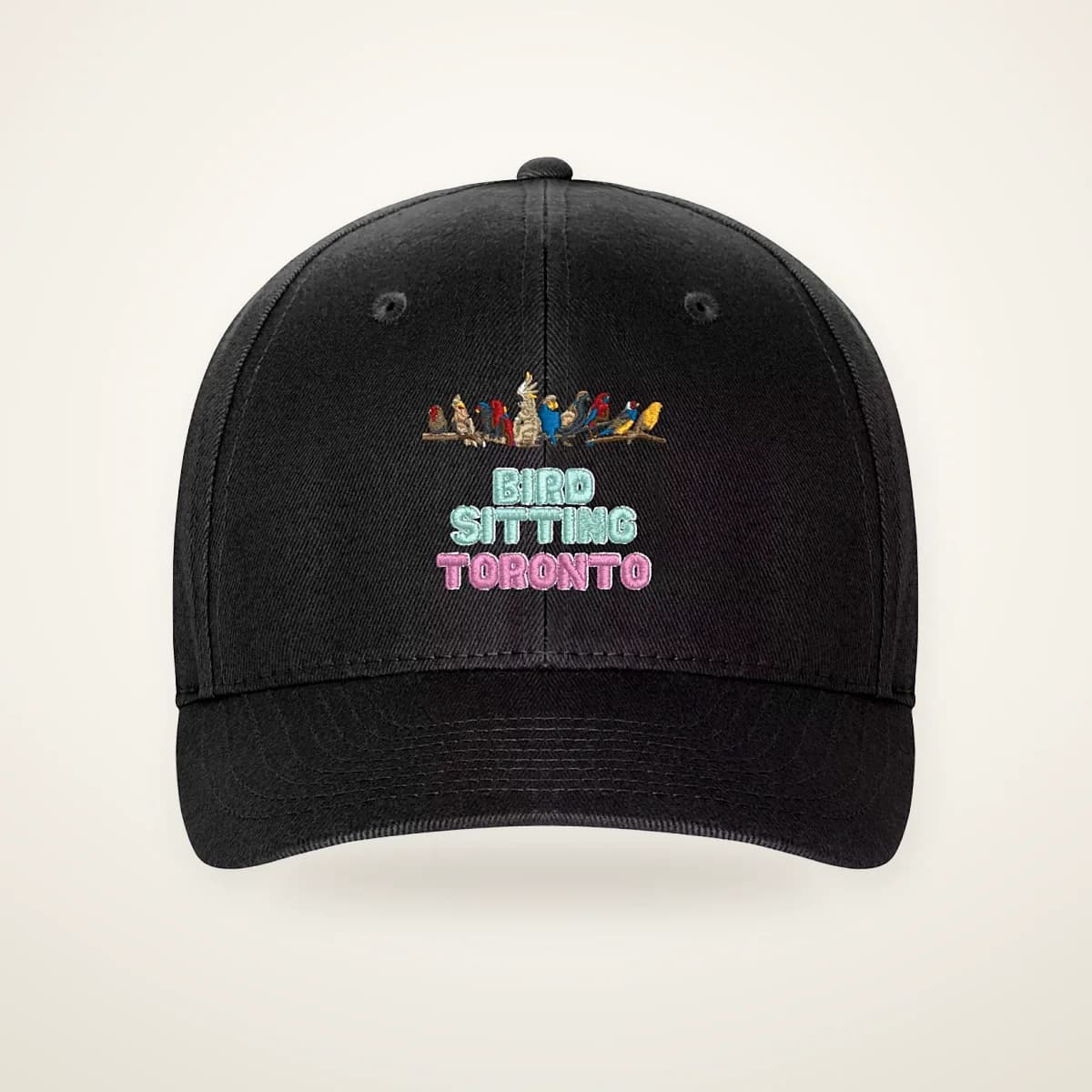 Bird Sitting Toronto Baseball Cap (4)