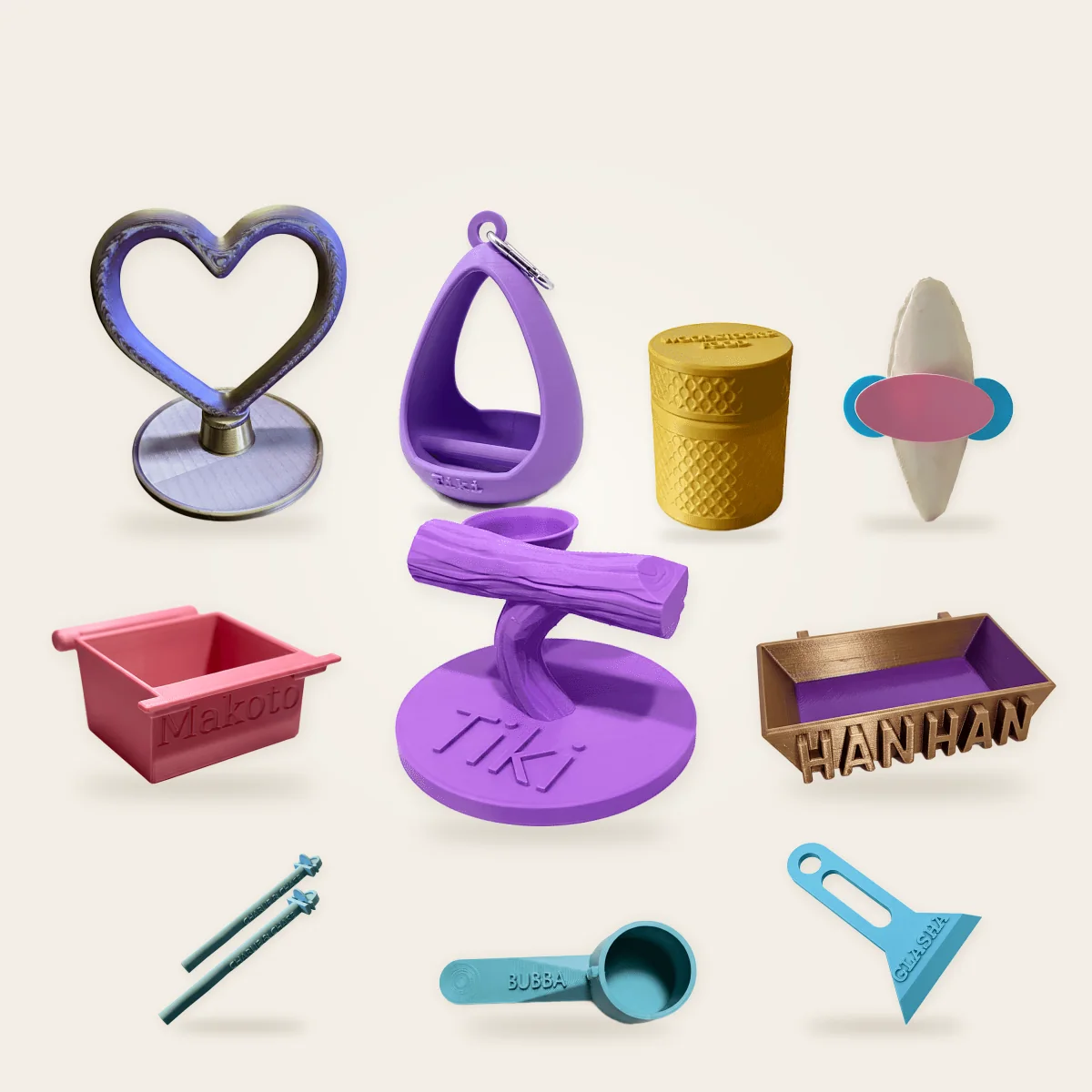 Small/Medium Bird Essential 3D Printed Pack