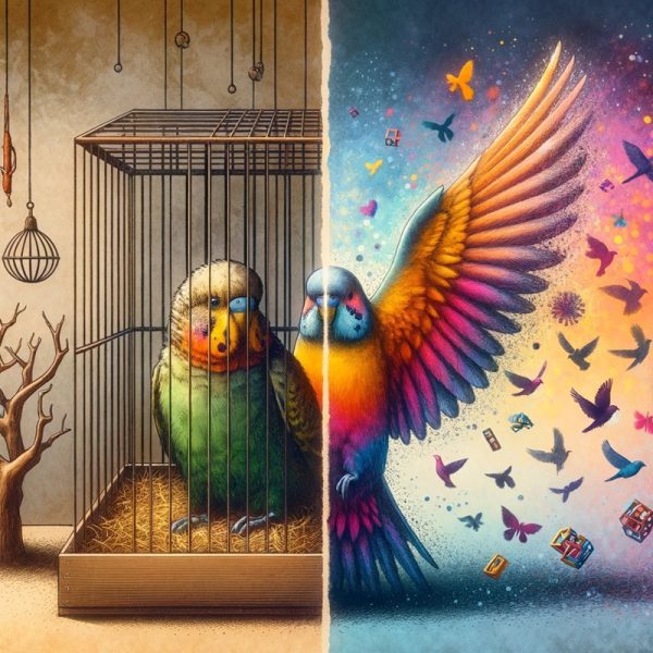 Picture of Parrot Fitness: Bird Exercise Essentials - Bird Sitting Toronto
