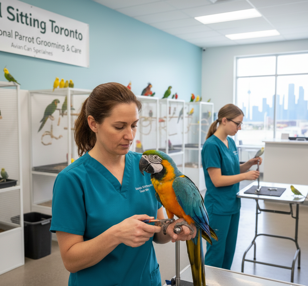 Parrot groom near me