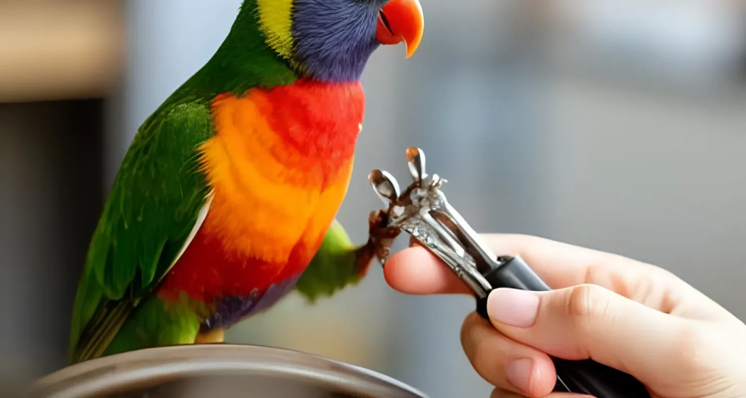 Bird Nail Trimming Perch - OP