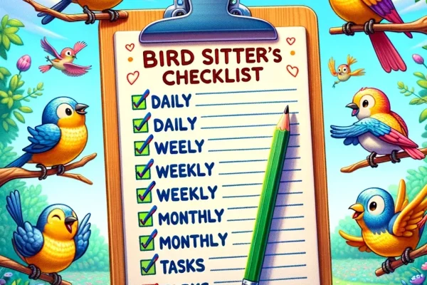 Bird Sitters Checklist