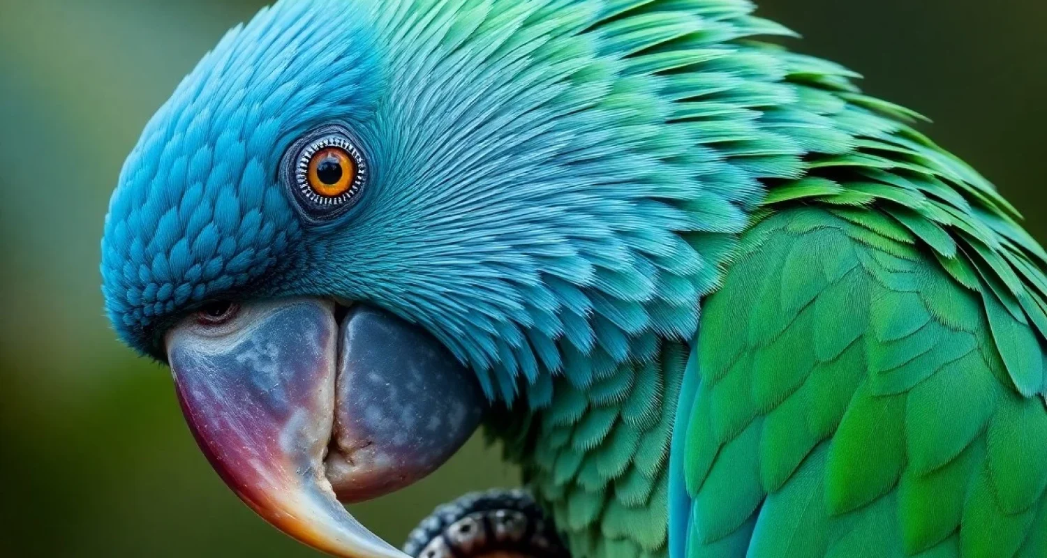 Parrot showing sign